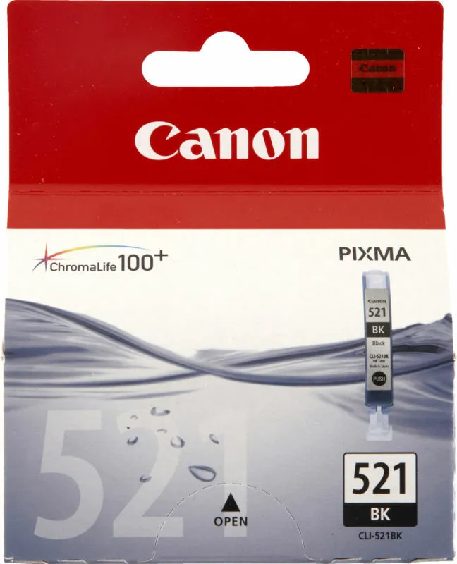 Billede af Canon CLI-521bk black ink cartridge printerpatron