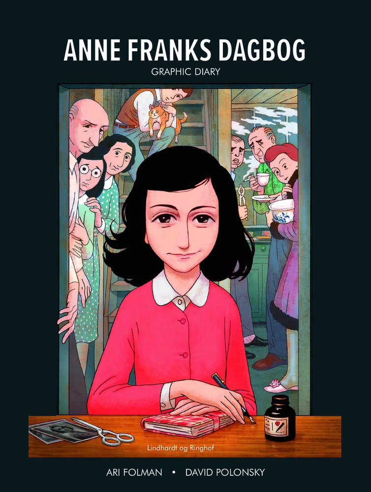 Billede af Anne Franks Dagbog graphic novel