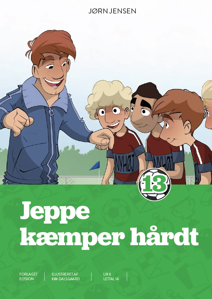 Billede af Jeppe kæmper hårdt