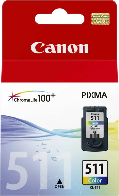 Blæk Canon Cl-511 Color Ink Cartridge