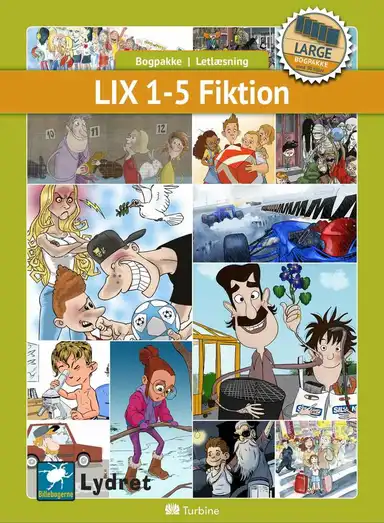 LIX 1-5 Fiktion (LARGE 30 bøger)