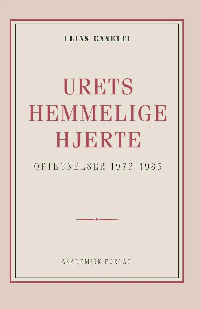 Billede af Urets hemmelige hjerte: optegnelser 1973-1985