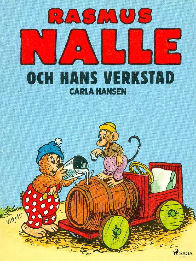 Rasmus Nalle Och Hans Verkstad Af Carla Og Vilhelm Hansen | Bog & Idé