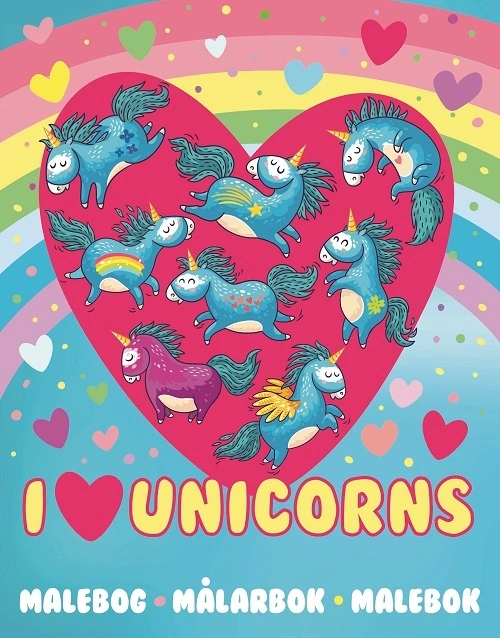 Billede af Malebog I Love Unicorns