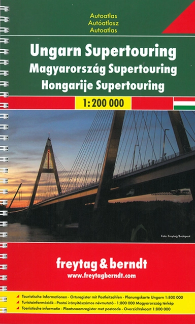 Ungarn Supertouring Autoatlas