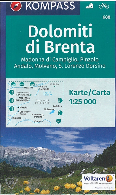Dolomiti di Brenta: Madonna di Campiglio, Pinzolo, Andalo, Molveno, S. Lorenzo Dorsino