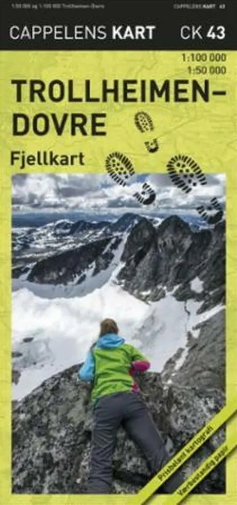 Billede af Trollheimen-Dovre : fjellkart
