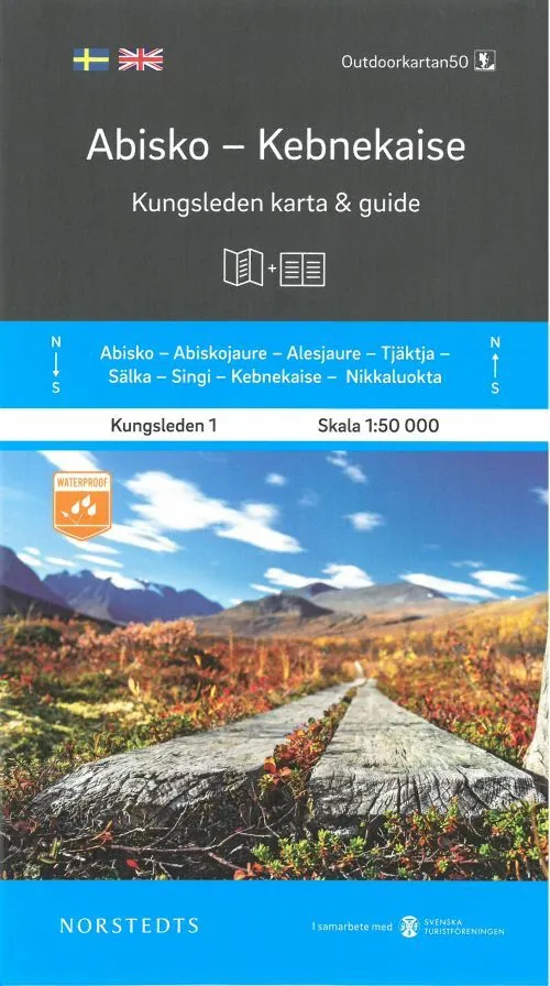 Billede af Abisko - Kebnekaise : Kungsleden karta & guide
