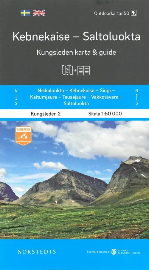 Billede af Kebnekaise-Saltolokta : Kungsleden karta & guide