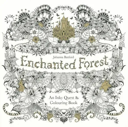 Enchanted Forest Inky Quest & Colouring Book