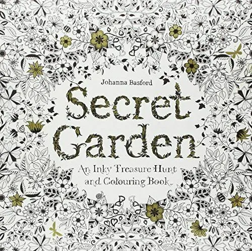 image of Secret Garden - An Inky Treasure Hunt and Colouring Book