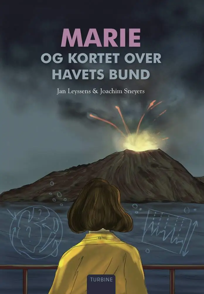 Billede af Marie og kortet over havets bund