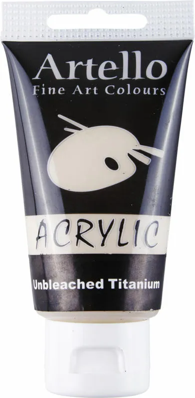 Akrylmaling Artello titanium unbleached 75ml