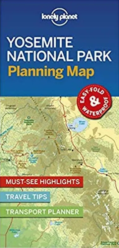 Lonely Planet Planning Map: Yosemite National Park Map