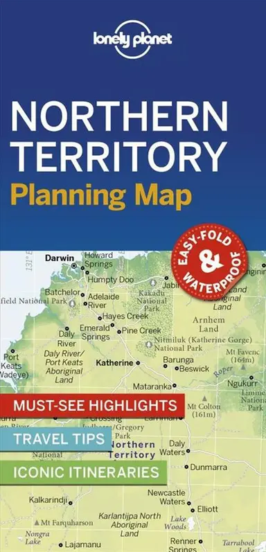 Lonely Planet Planning Map: Northern Territory