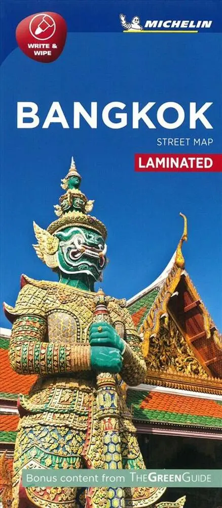 Billede af Bangkok Street Map Laminated