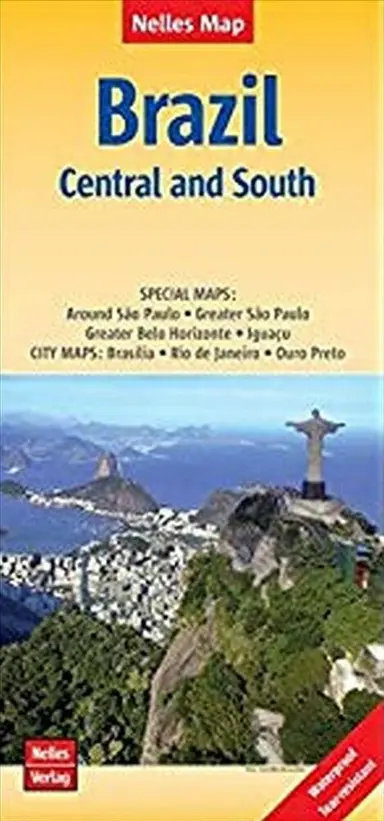 Brazil: Central and South, Nelles Map