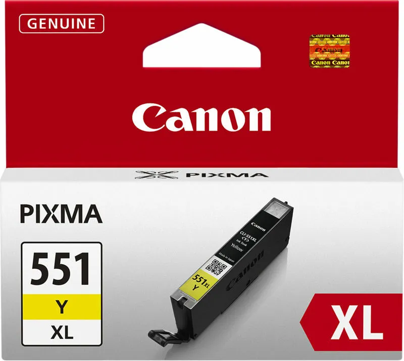 Billede af Canon CLI-551 xl yellow ink tank printerpatron