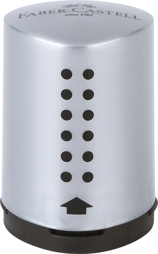 Blyantspidser grip 2001 Faber-Castell box mini sølv