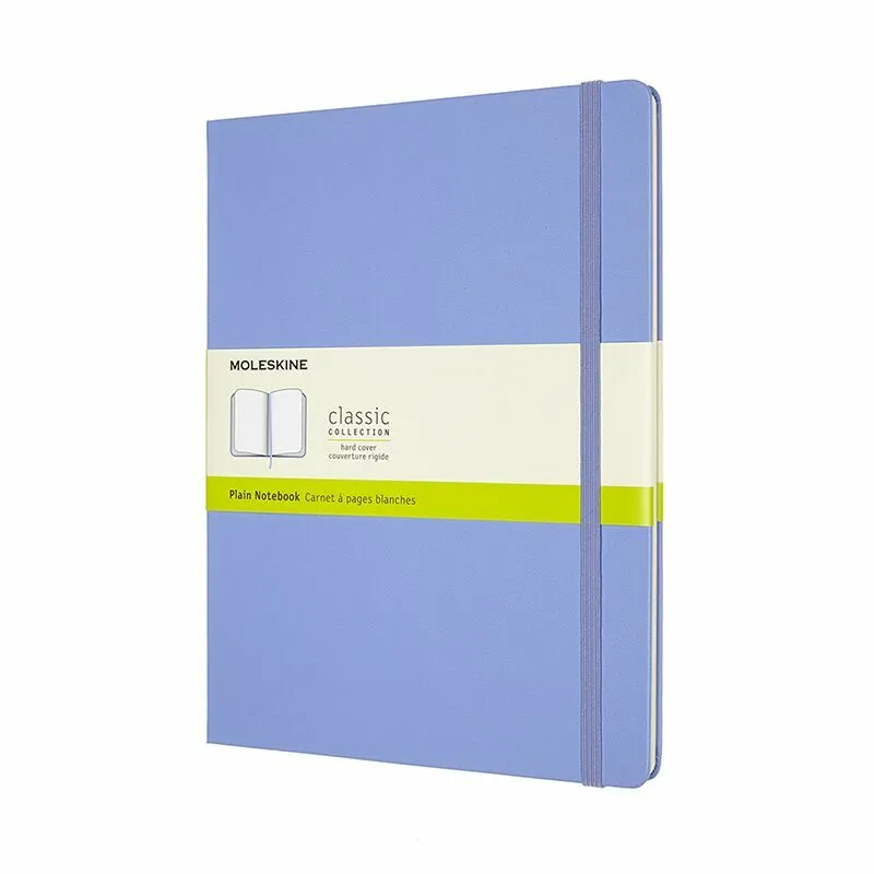 Notesbog Moleskine classic xl hard p hyd.blue 19x25cm