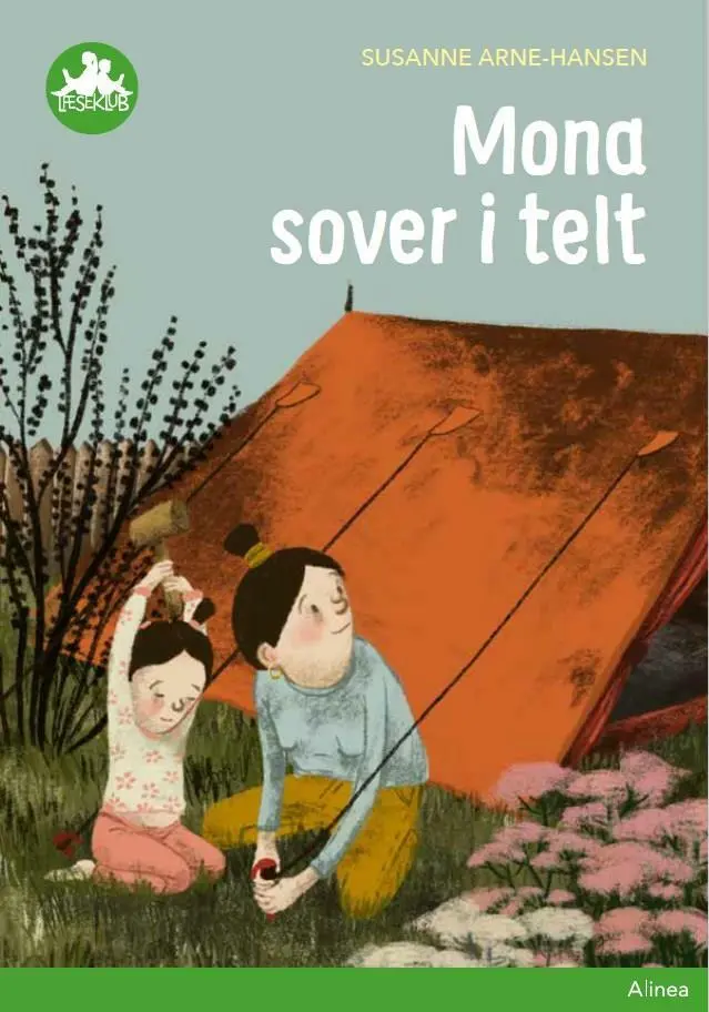 Billede af Mona sover i telt, Grøn Læseklub