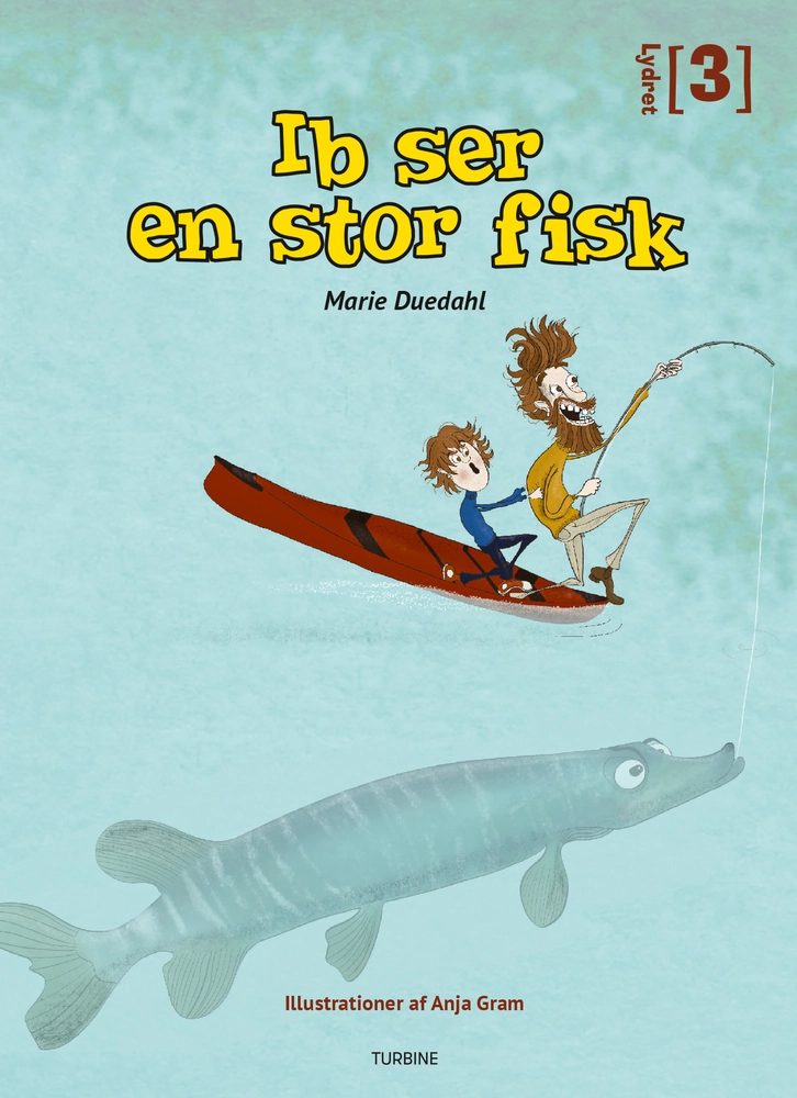 Billede af Ib ser en stor fisk