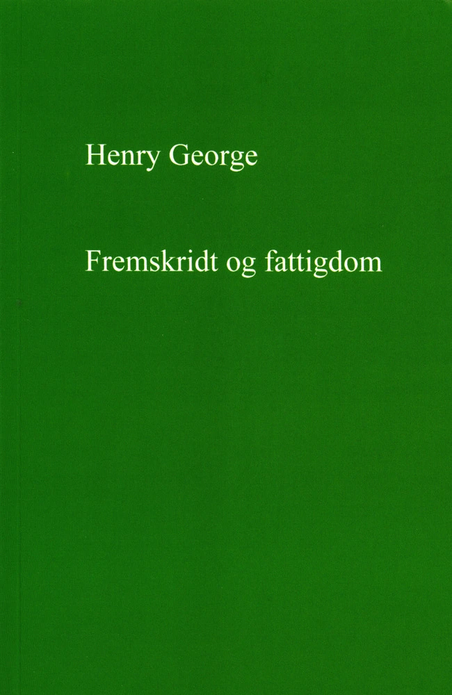 Billede af Fremskridt og fattigdom