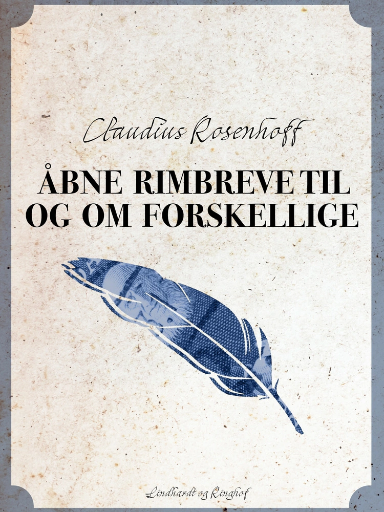 Åbne rimbreve til og om forskellige