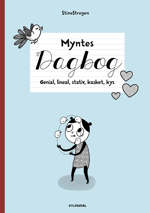 Billede af Myntes dagbog 3 - Genial, lineal, stativ, kasket, kys