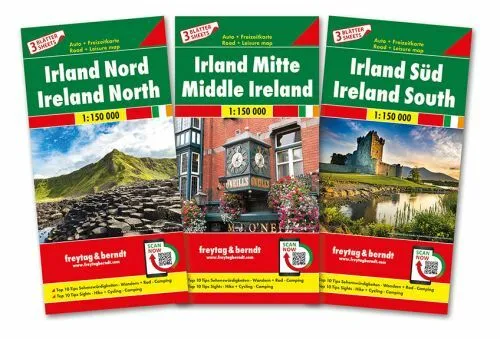 Billede af Ireland Road + Leisure Map Set 1-3