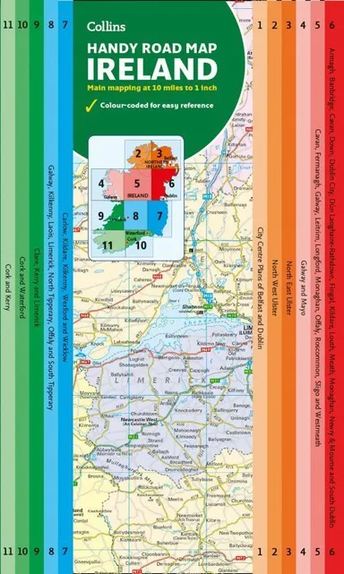 Ireland Handy Road Map