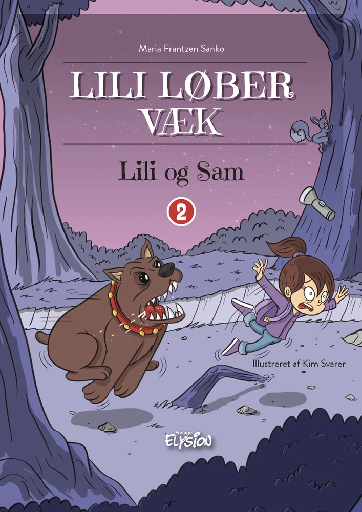 Billede af Lili løber væk