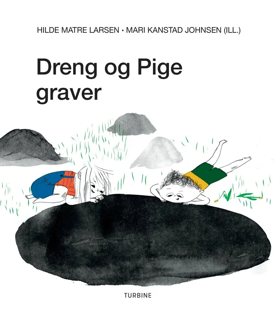 Billede af Dreng og Pige graver