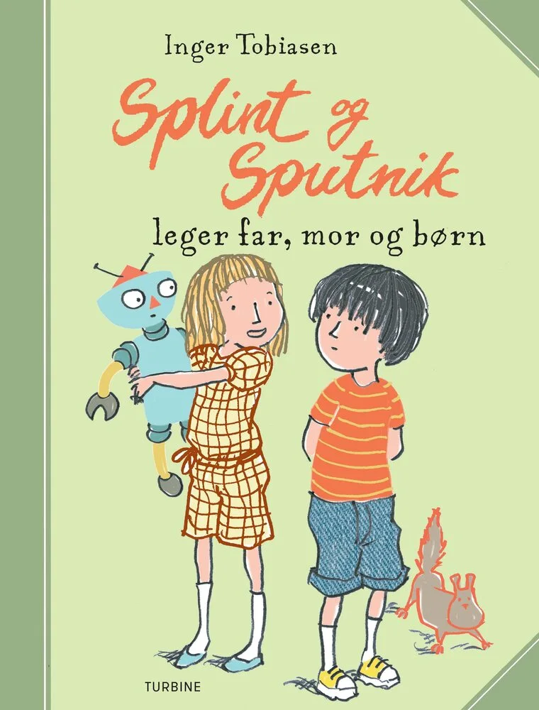 Billede af Splint og Sputnik leger far, mor og børn