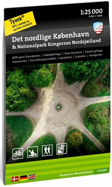Det nordlige København & Nationalpark Kongernes Nordsjælland 1:25 000