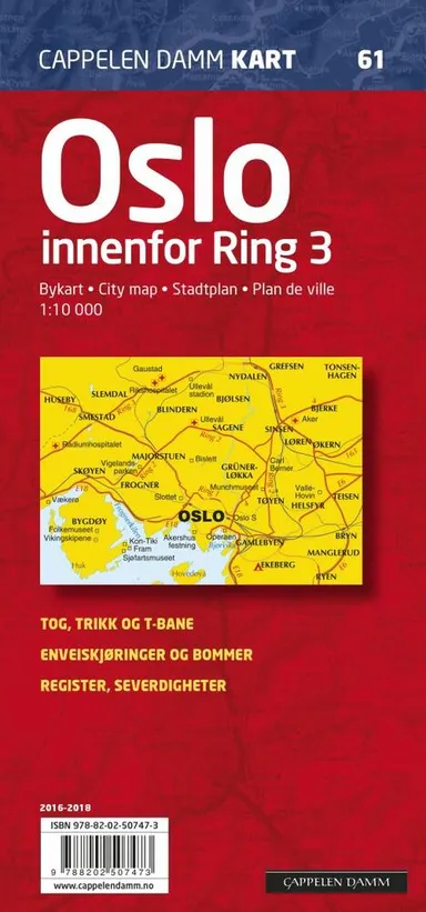 Oslo innenfor Ring 3 : bykart