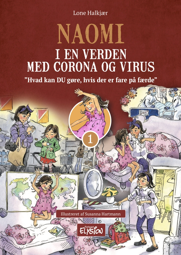 Billede af Naomi i en verden med corona og virus
