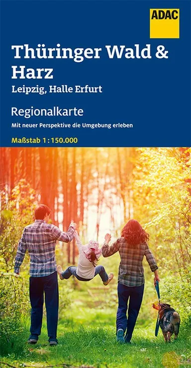 ADAC Regionalkarte: Blatt 9: Leipzig, Erfurt, Halle, Thüringer Wald & Harz