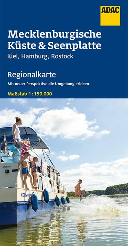 Billede af ADAC Regionalkarte: Blatt 2: Mecklenburgische Küste & Seenplatte