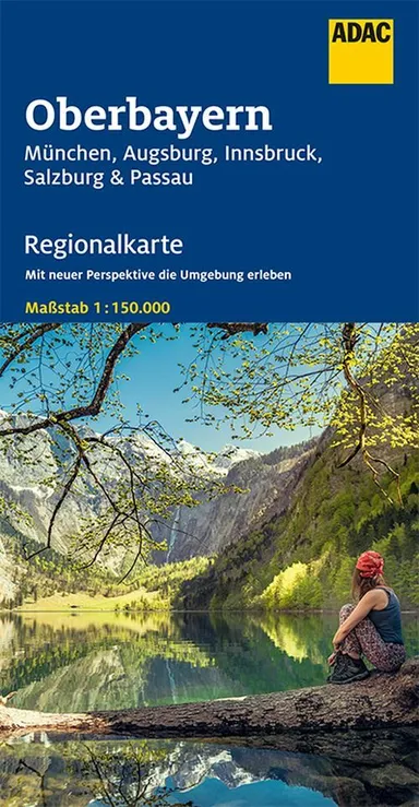 ADAC Regionalkarte: Blatt 16: Oberbayern, München, Augsburg, Innsbrusk, Salzburg & Passau