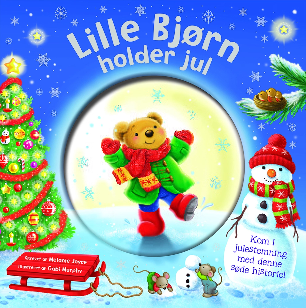 Billede af Lille bjørn holder jul