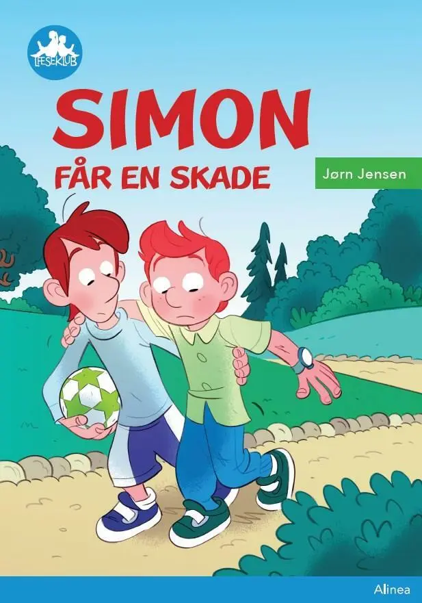 Simon Får Skade Blå Læseklub