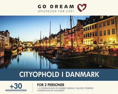GO DREAM Cityophold i Danmark for 2