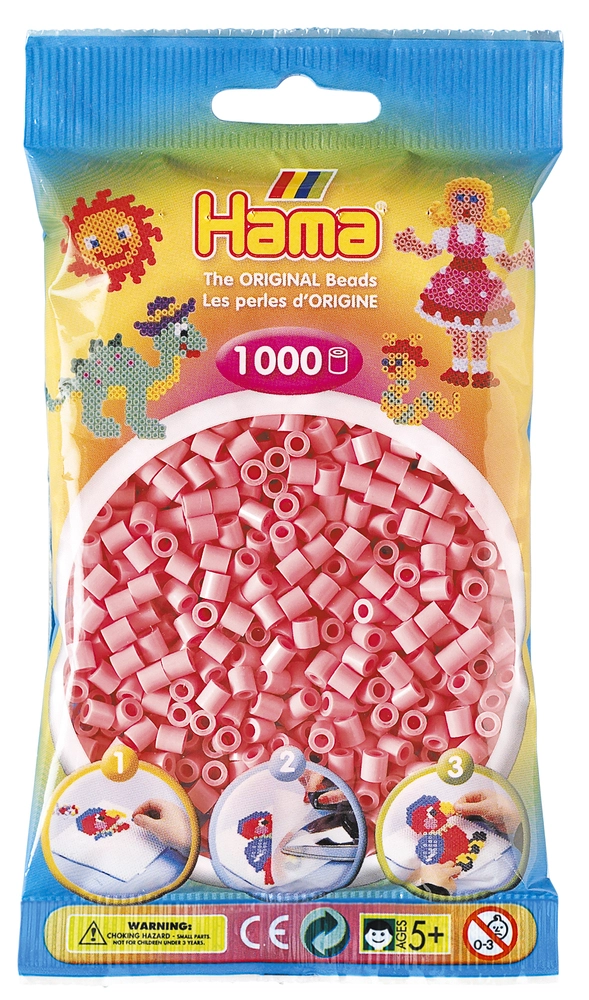 Billede af Hama midi perler 1000 stk rosa 6