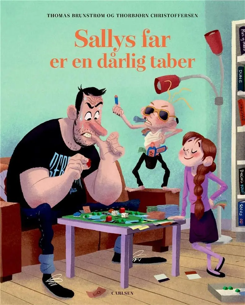 Billede af Sallys far er en dårlig taber
