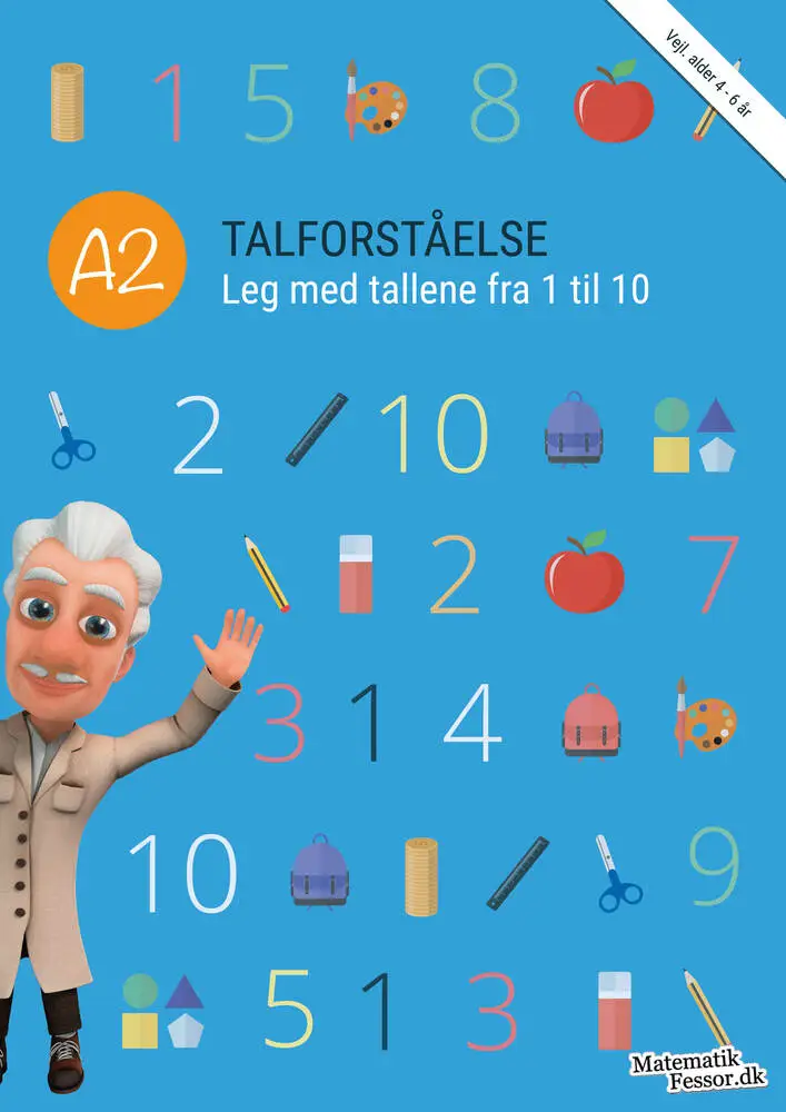 A2 - Talforståelse, Leg med tallene fra 1 til 10 (kolli 6)