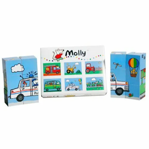 Molly billedklodser - 6 klodser
