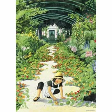 Linnea i målarens trädgård (krassegången) - plakat