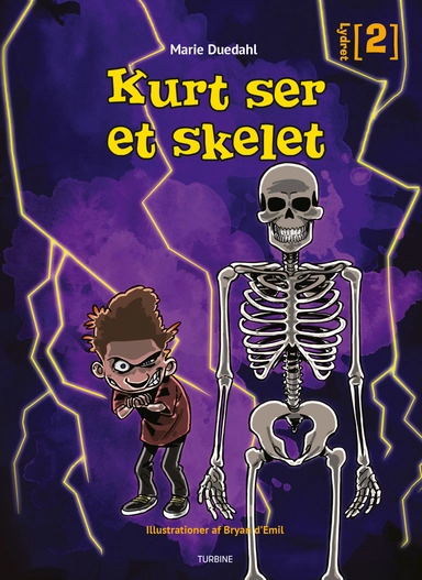 Kurt ser et skelet