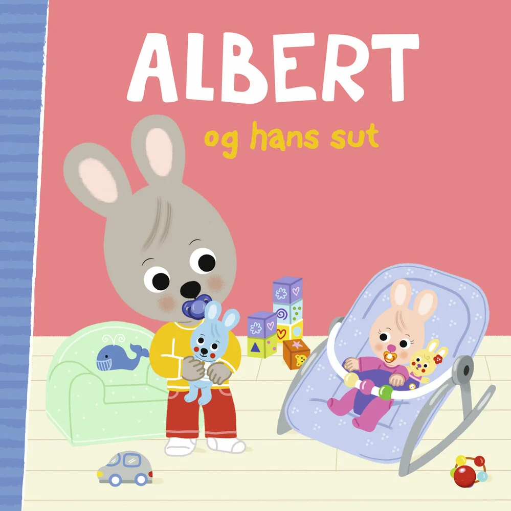 Billede af Albert og hans sut